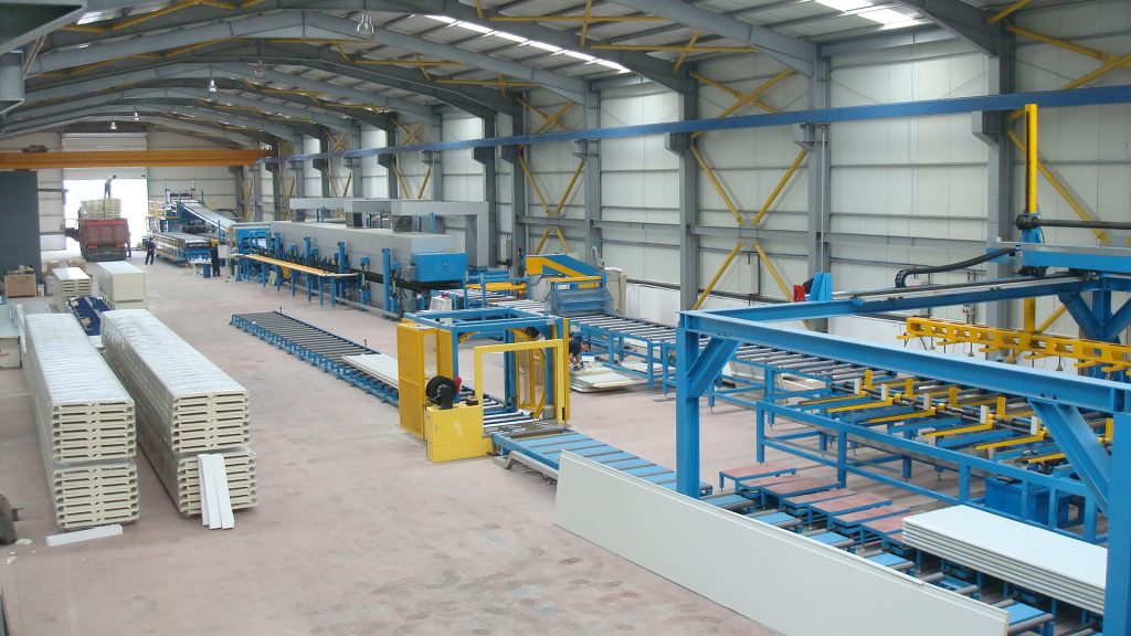 pu pir sandwich panel equipment