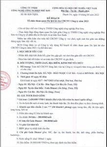 Lịch nghỉ mát hè năm 2023 Phú Sơn Group z4419976251002 0fbcfe4d1046d7c55544f842917c2685