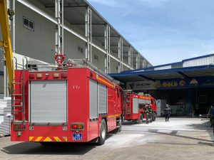 Huấn luyện nghiệp vụ công tác Phòng cháy, chữa cháy và cứu nạn cứu hộ định kỳ năm 2023 cho CBCNV Phú Sơn Group " Phú Sơn - Javta Steel"