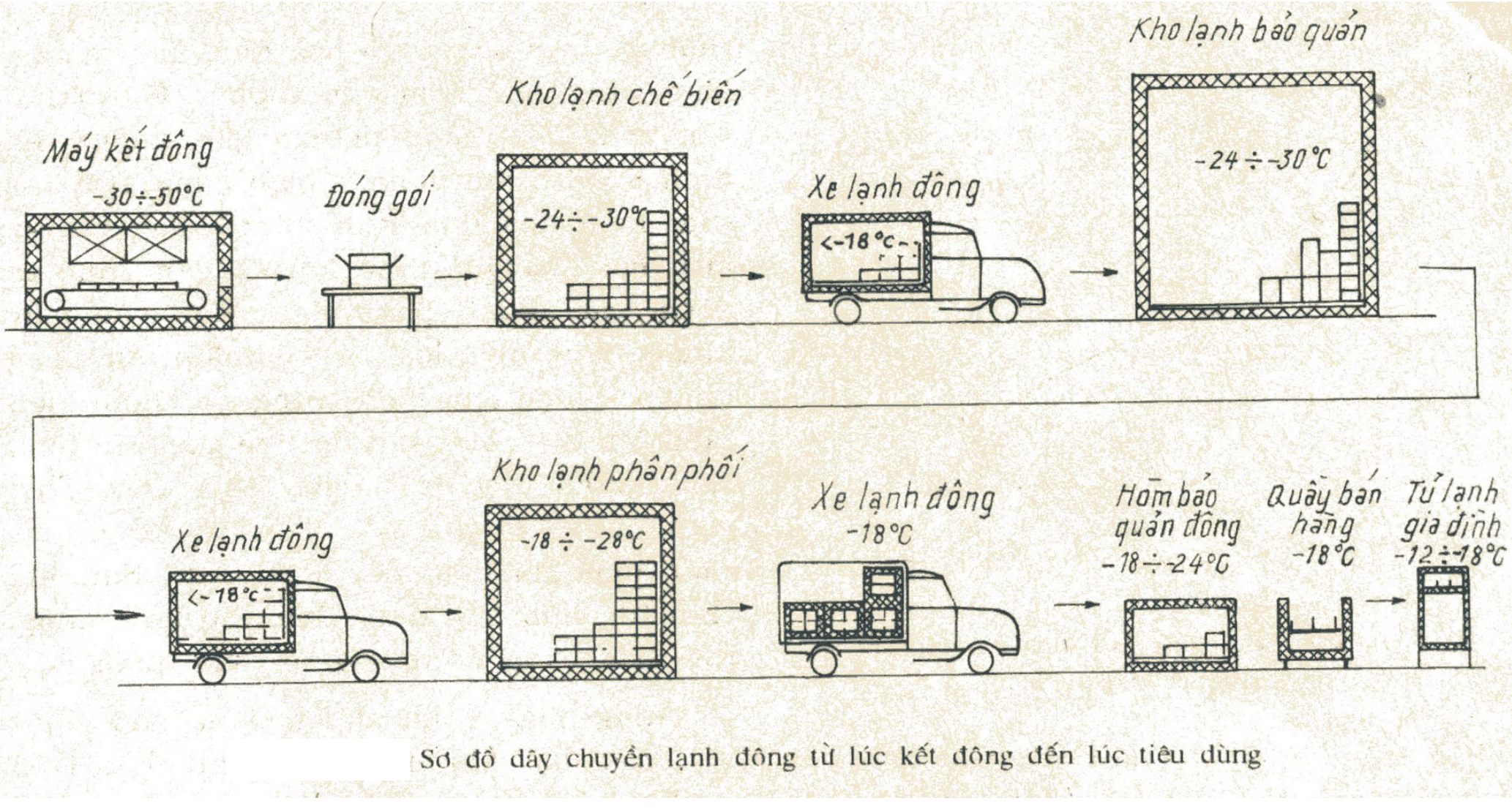 Sơ đồ Chuỗi Lạnh 