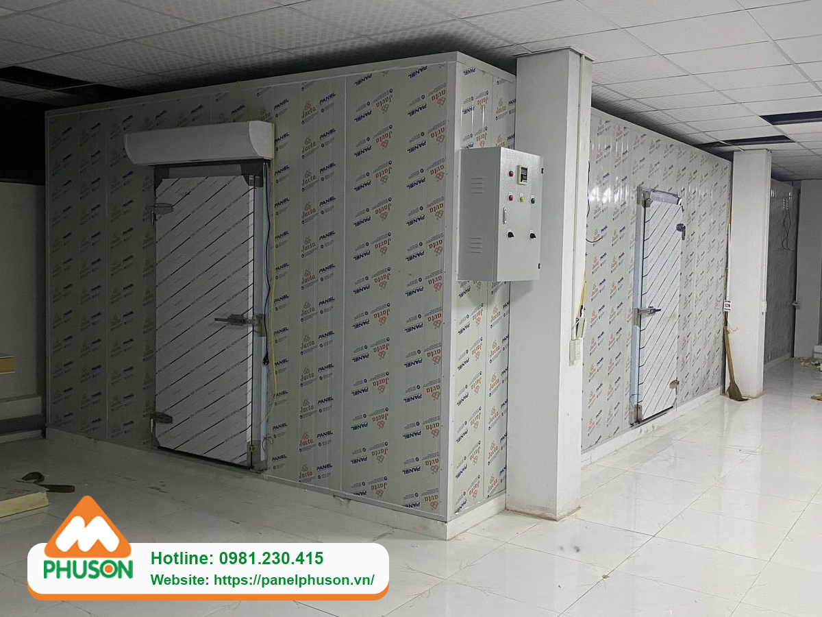 Kho Lạnh sử dụng vách Panel PU Phú Sơn - Thương hiệu Javta