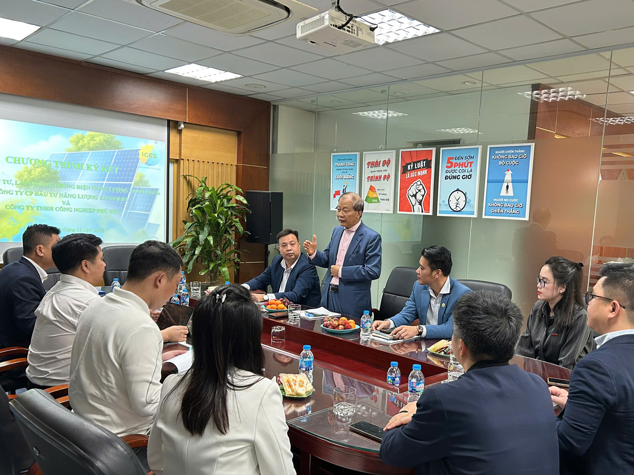 Ông Hoàng Quang Phòng – Phó Chủ Tịch VCCI Phát biểu tại lễ ký kết